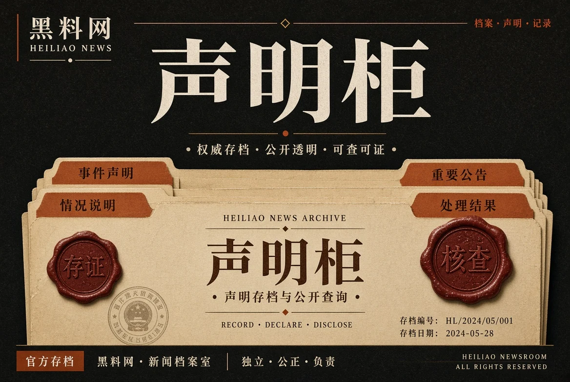 声明柜回应资料与原文核对